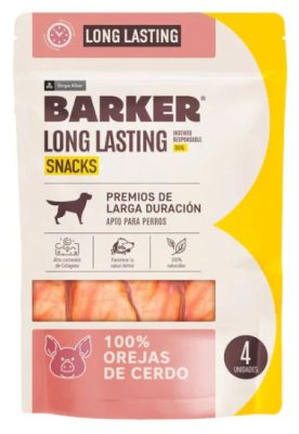 BARKER Long Lasting Snacks Orejas de Cerdo 4 und.