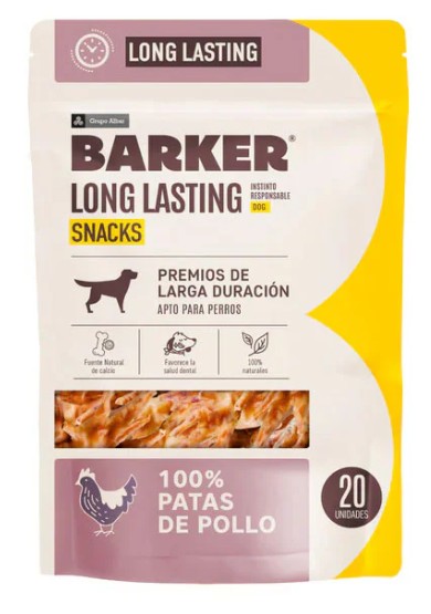 BARKER Long Lasting Snack Patas de Pollo 20 und