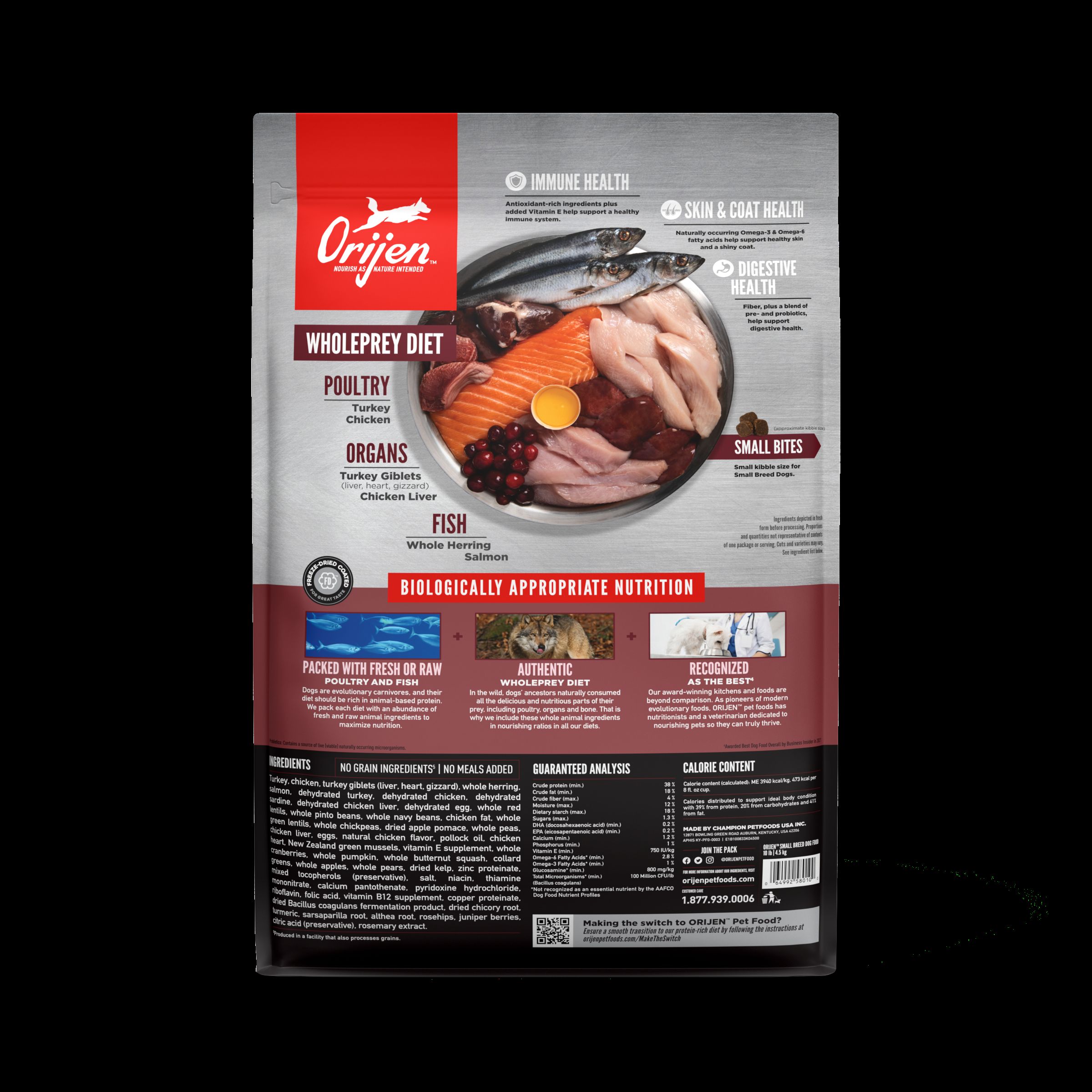 ORIJEN Small Breed 4,5kg - Imagen 2